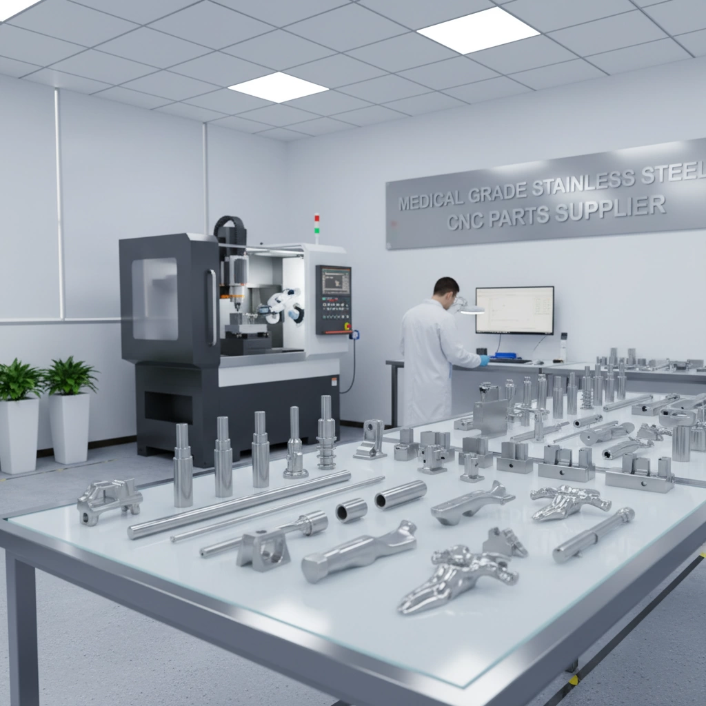 Leverancier van CNC-onderdelen van medisch kwaliteitsroestvrij staal