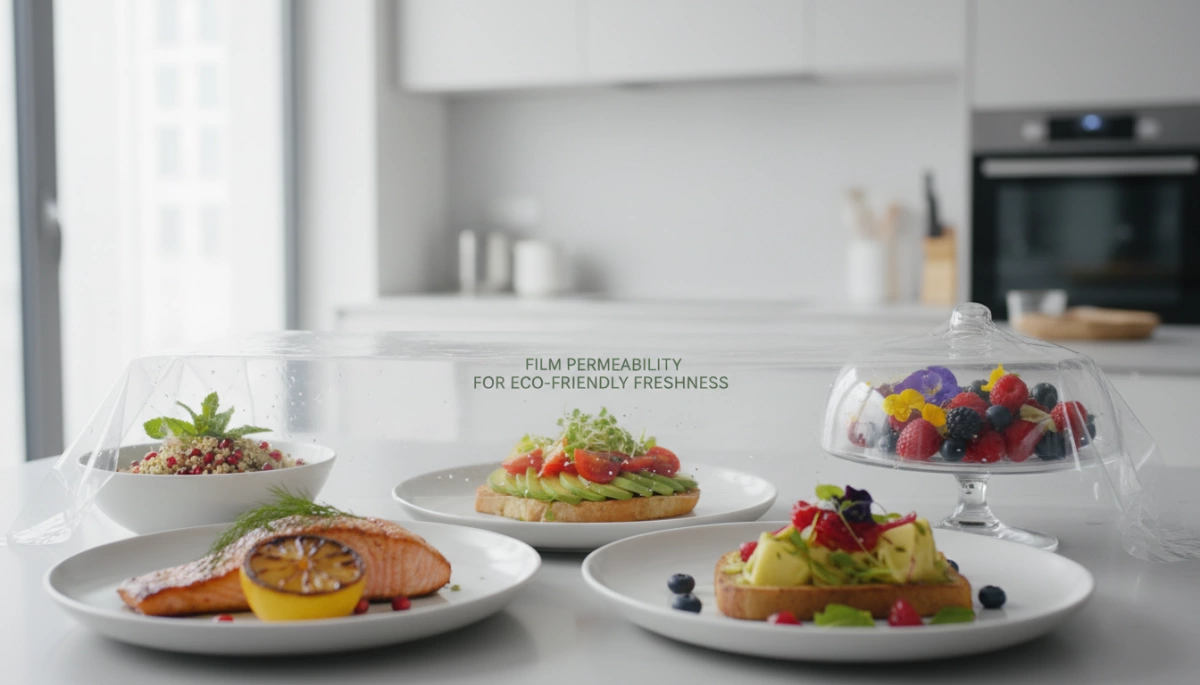 Film Permeability and Food Freshness for Longer Shelf Life 1 Pénétrabilité du film pour une fraîcheur des aliments respectueuse de l’environnement