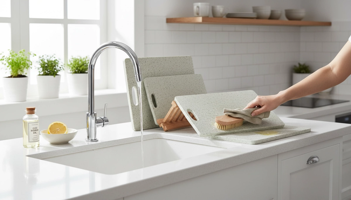 SOBEAU Support Planche à Découper, Porte-Couvercle Asserole, Support Pour Ranger Des Couvercles De Casseroles, Des Assiettes, Des Livres