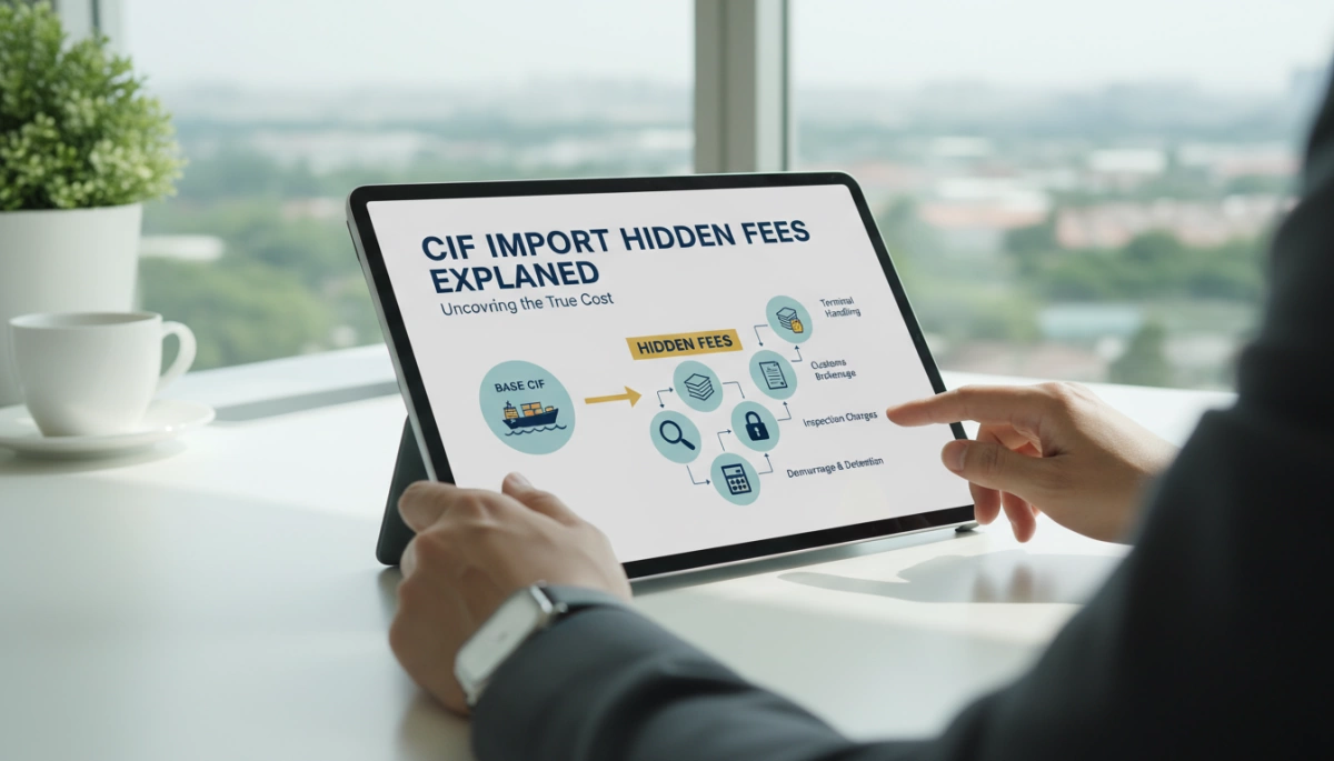 Guía de precios FOB vs CIF para bolsas con cierre zip: costos eficientes para importaciones CIF Import Hidden Fees Explained