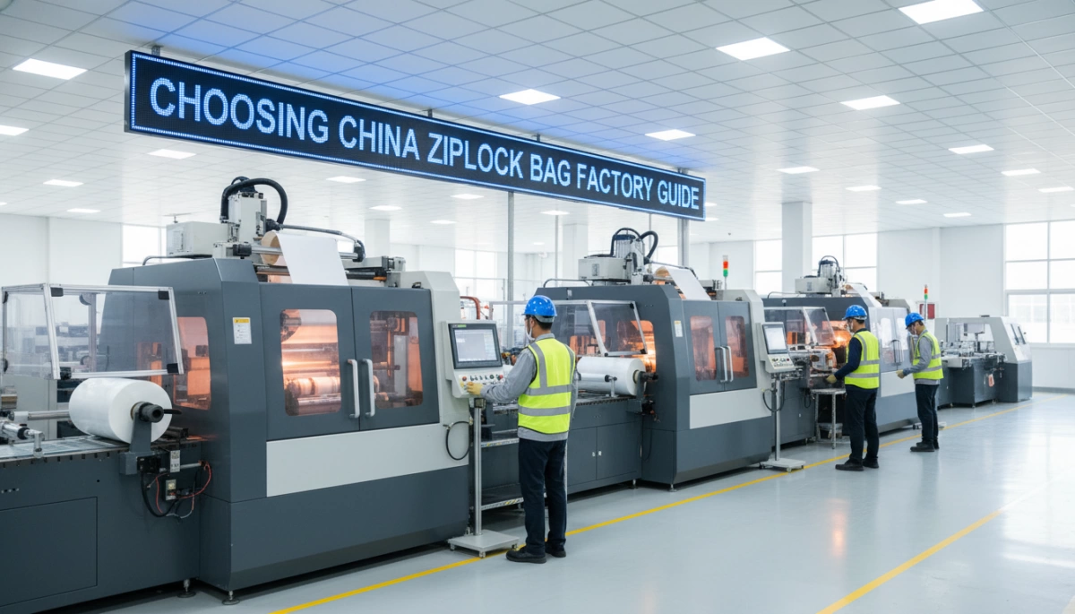 ਚੀਨ Ziplock ਬੈਗ ਫੈਕਟਰੀ ਚੁਣਨ ਲਈ ਖਰੀਦਦਾਰਾਂ ਲਈ ਗਾਈਡ Choosing China Ziplock Bag Factory Guide