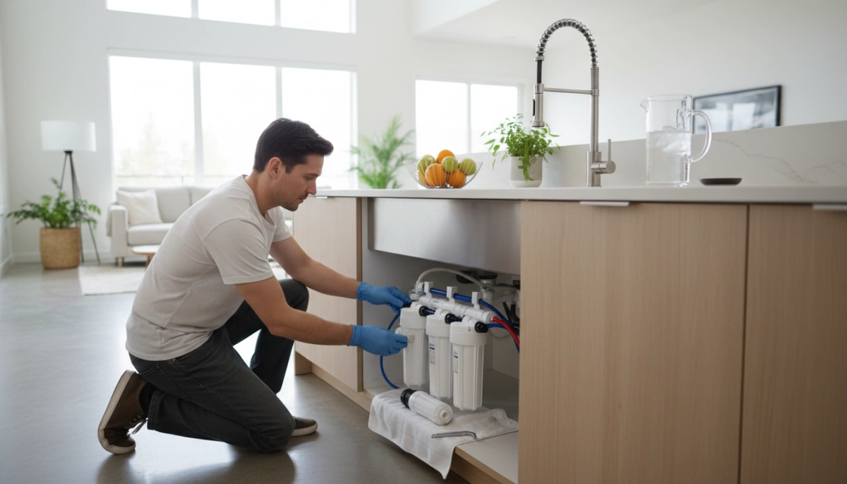 RO system maintenance for fresh water taste M59oQ1 RO system maintenance for fresh water taste