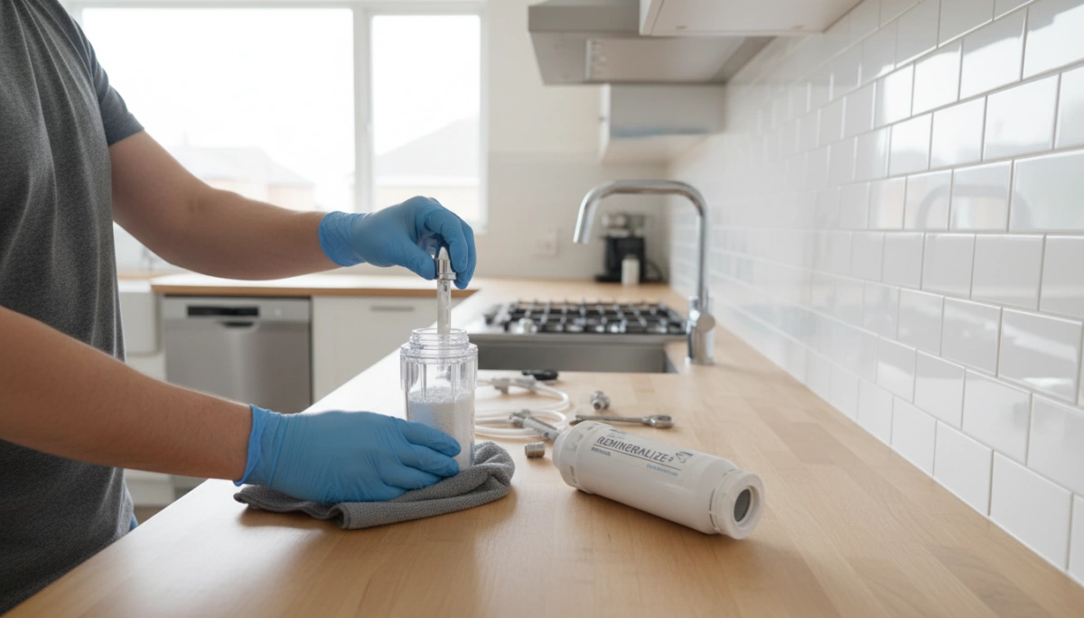 Remineralization filter installation and maintenan 1 Remineralization filter installation and maintenance