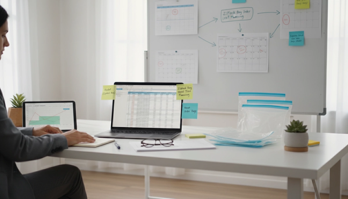 Estrutura de Lead Time para Pedidos de Sacos Ziplock Explicada Claramente Planejamento do Lead Time de Pedido de Saco Ziplock