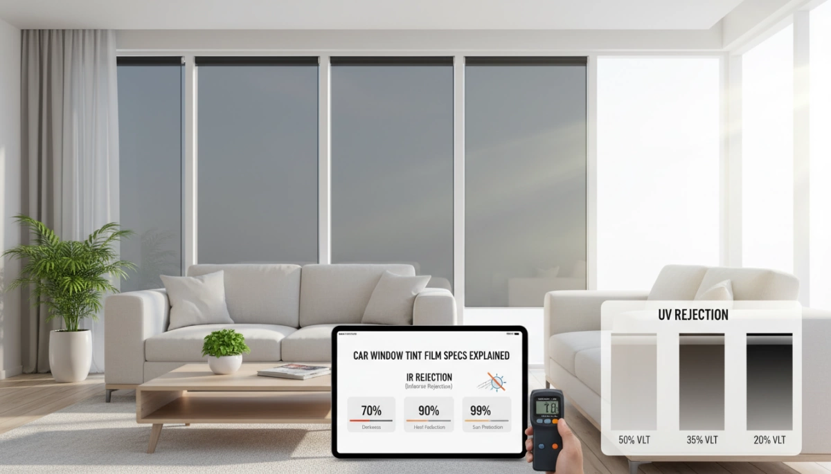Car Window Tint Film Specs Explained