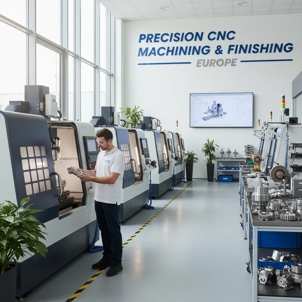 Precisie CNC-bewerkingsdiensten voor onderdelen met strakke toleranties in Europa 2 Precisie CNC-bewerking en afwerking in Europa