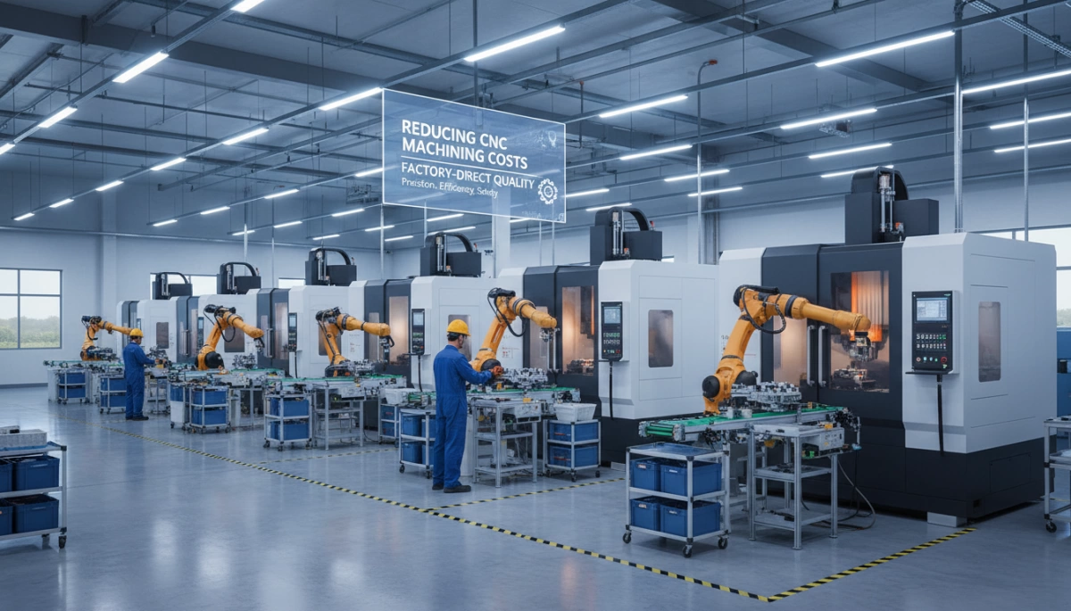 Réduire les coûts d'usinage CNC avec une qualité directe d'usine