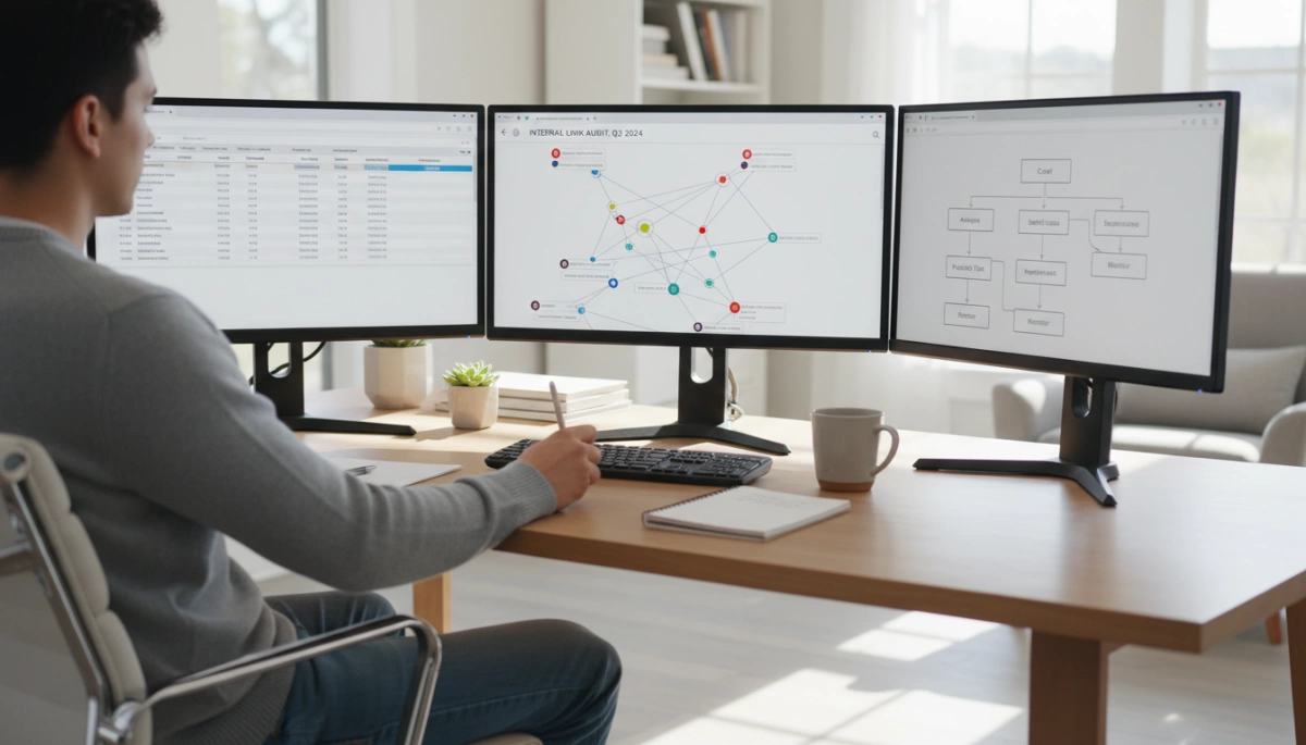 SEO internal link audit process