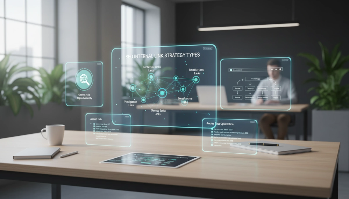 SEO internal link strategy types