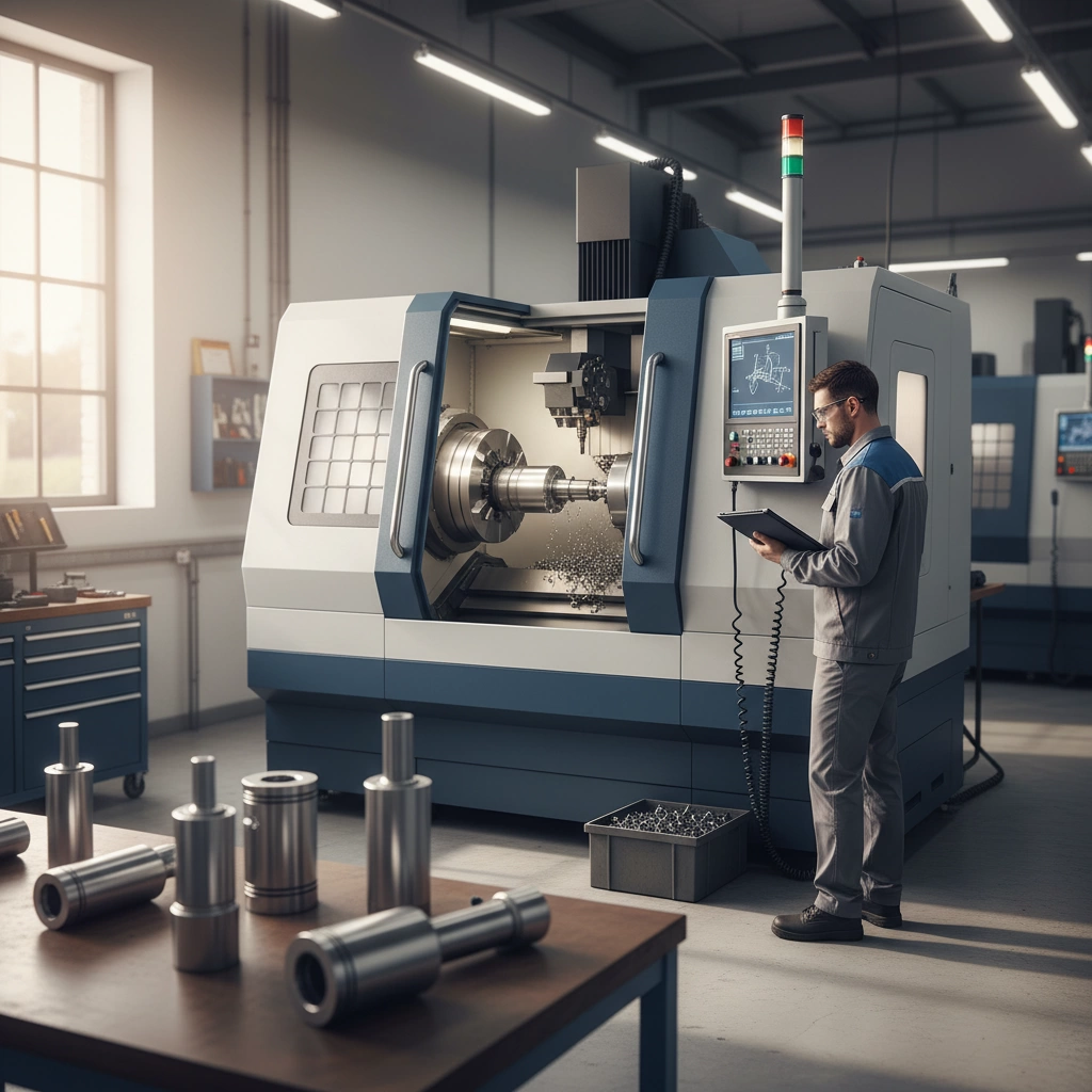 Точные токарные работы с ЧПУ для валов и гидравлических деталей
