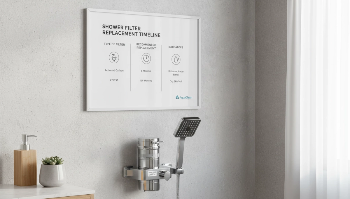 Shower Filter Replacement Timeline Guide
