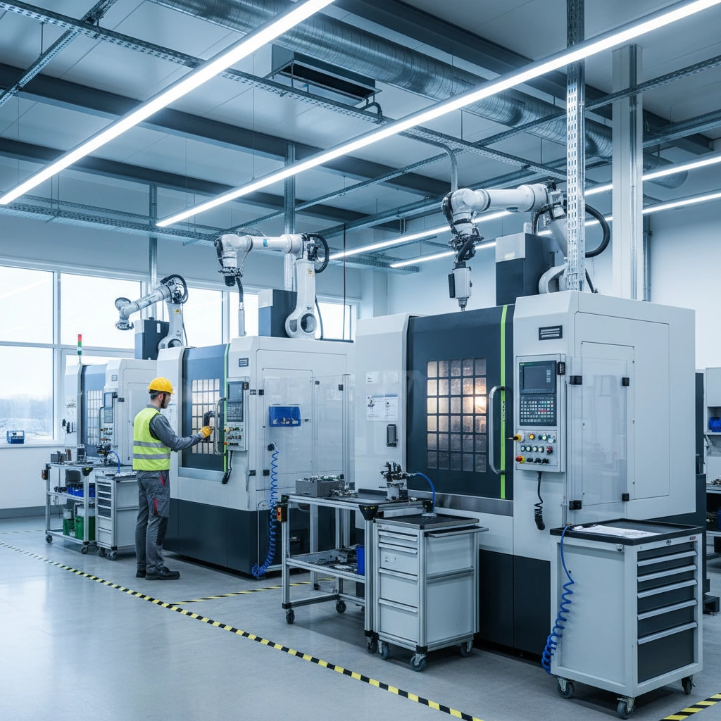 Custom CNC machining Europe automation parts