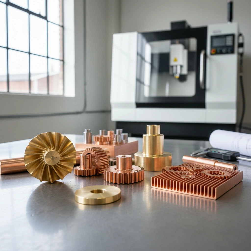 맞춤 CNC 가공 황동 구리 부품