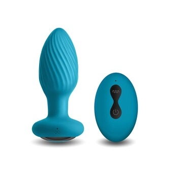 Anal vibrators with multi-sensory stimulation