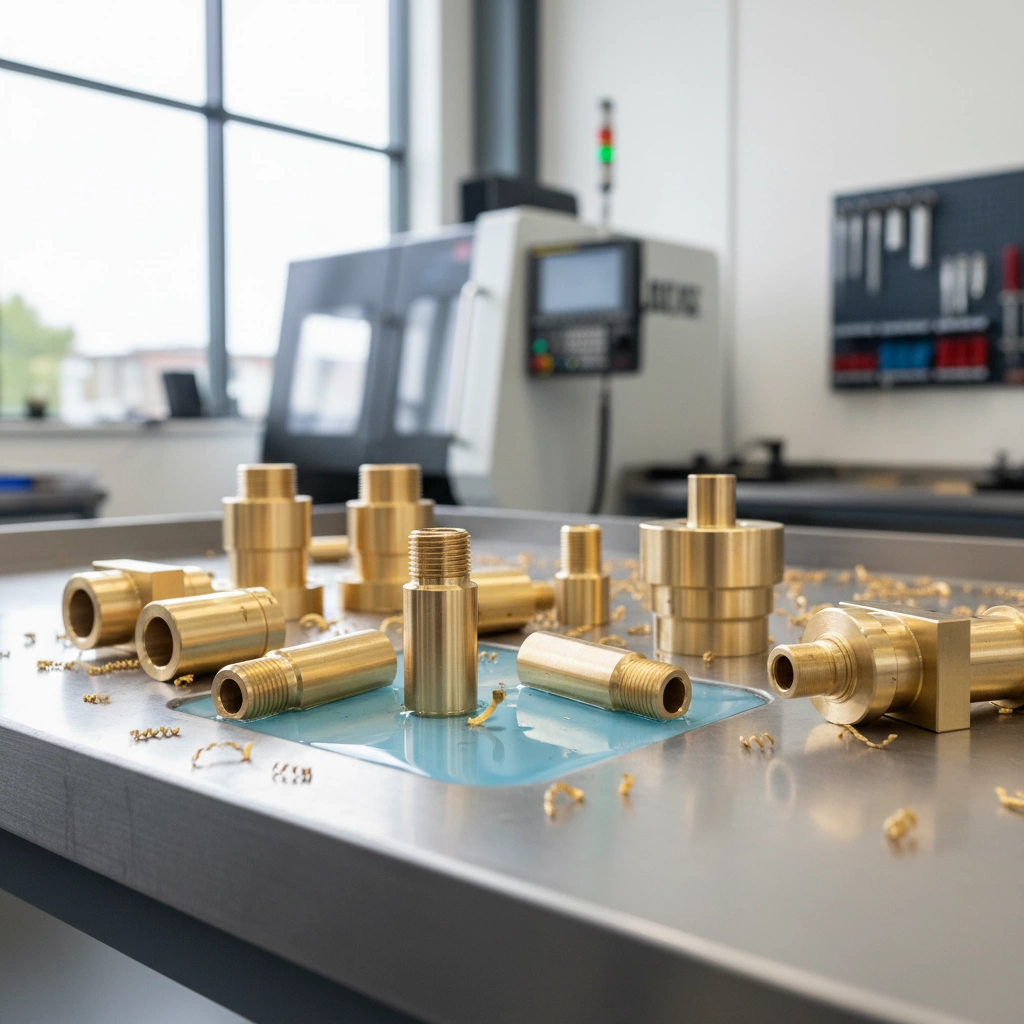 Free Cutting Brass C360 CNC Machining for High Speed Production 2 Free-cutting brass CNC machining finishes