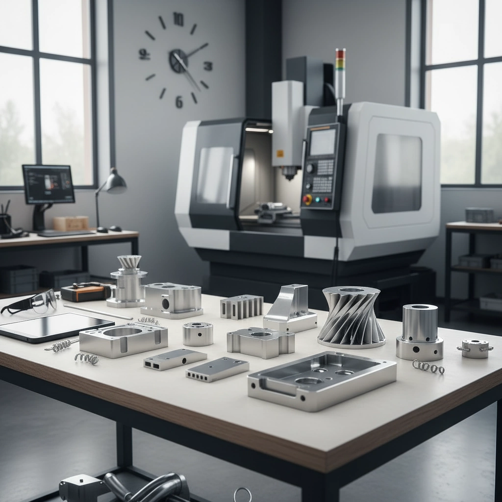 7075 aluminum CNC machining aerospace parts