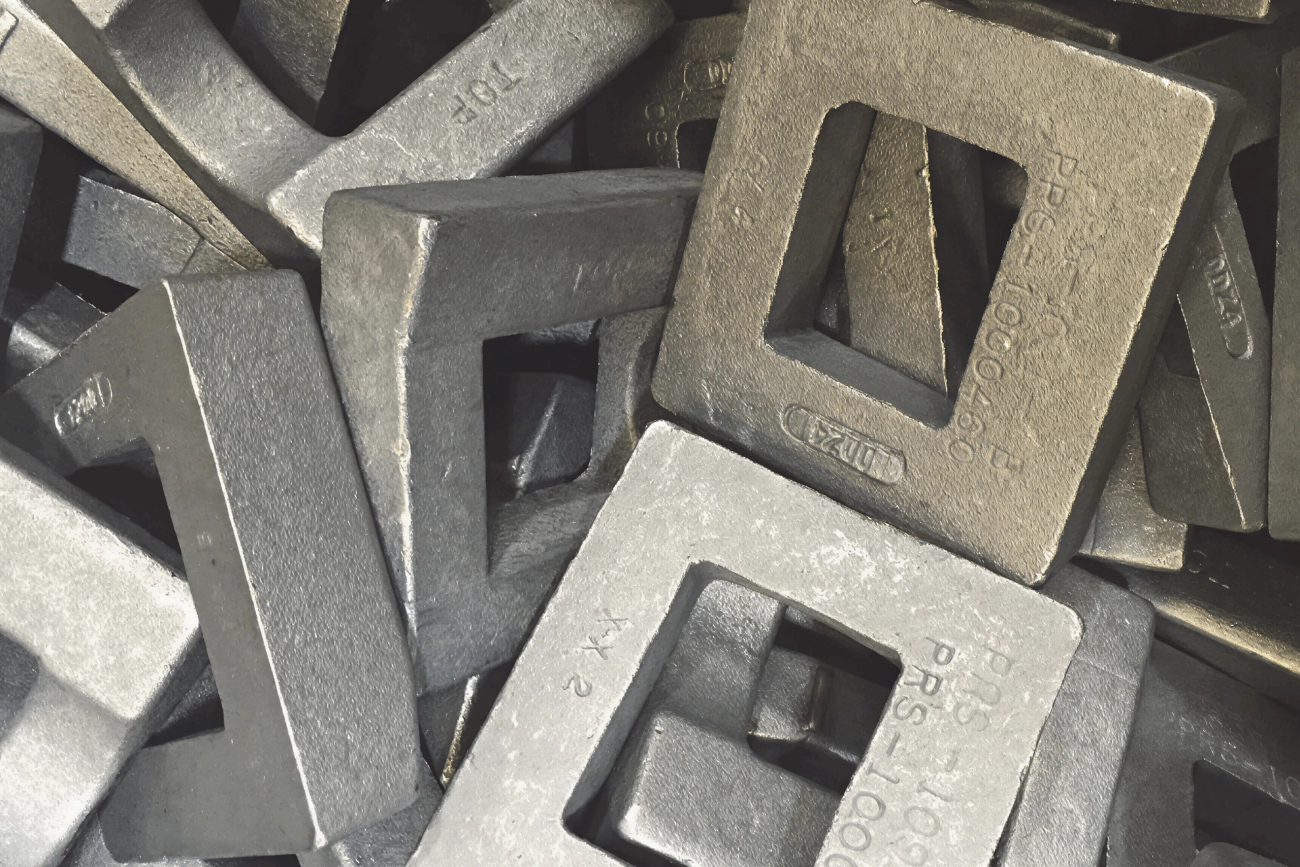 ductile iron casting industrial components