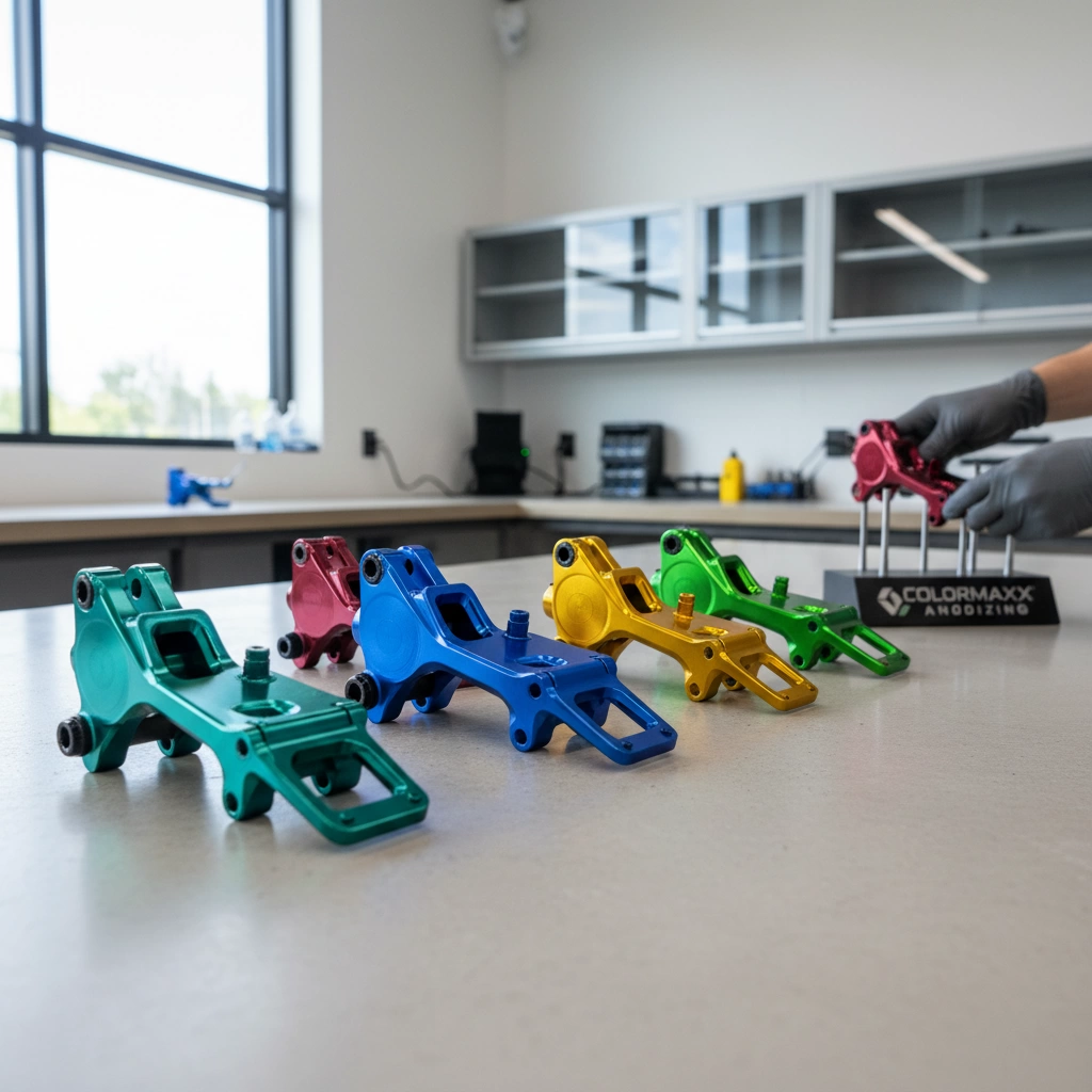 Custom Color Anodizing for Sports CNC Parts