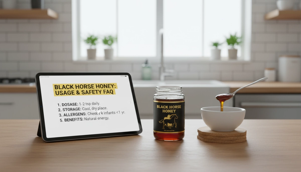 Preguntas frecuentes sobre el uso y seguridad de la miel de caballo negro