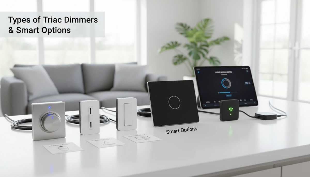 Types of Triac Dimmers and Smart Options