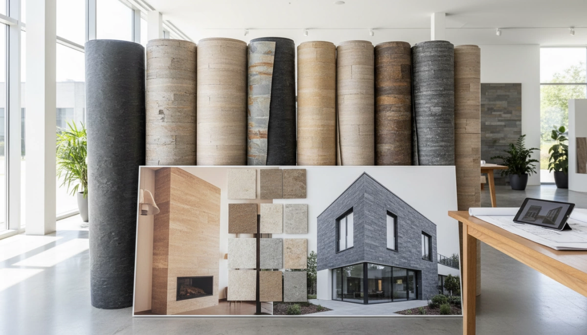 الوجهات بالجملة للحجر المرن للديكورات الداخلية والخارجية