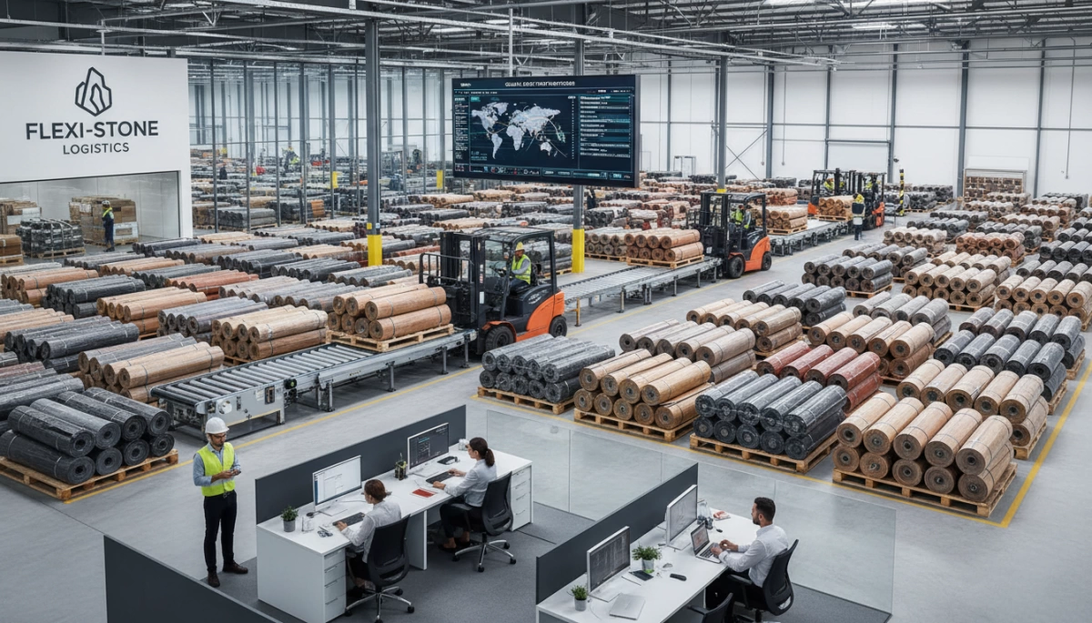 Flexible Steinverkleidung Großhandelslogistik