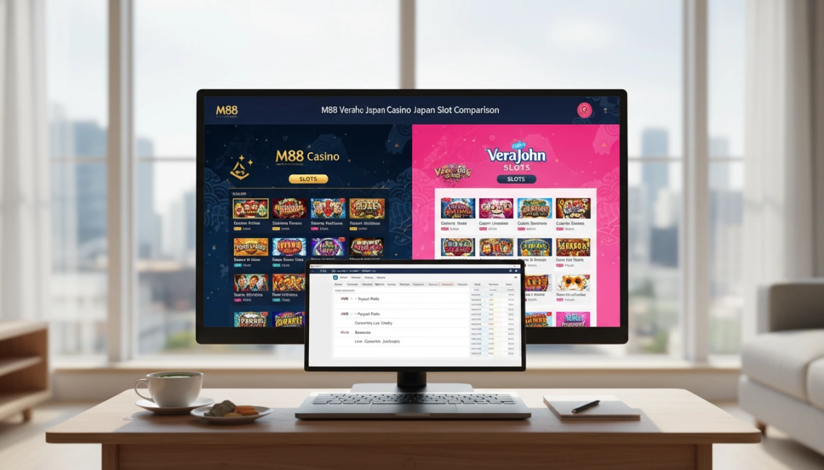 M88 vs VeraJohn Casino Japan Slot Comparison