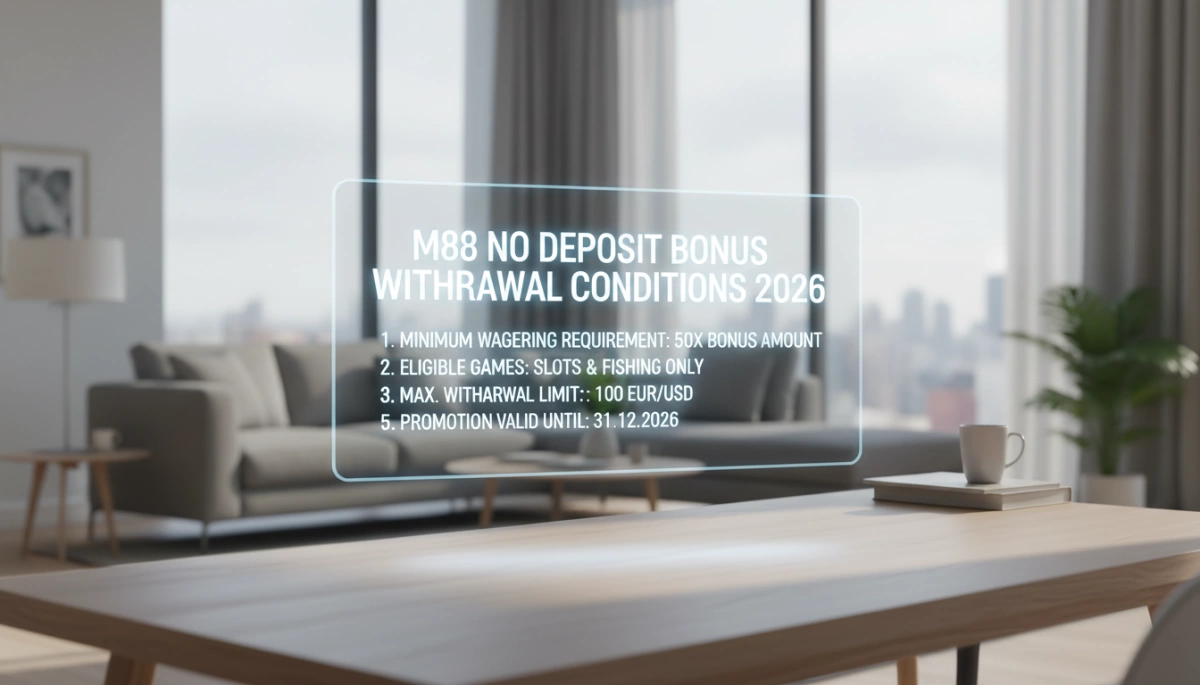 m88 No Deposit Bonus Withdrawal Conditions 2026