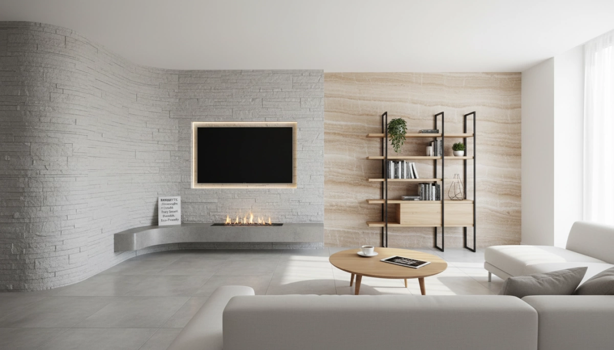 فوائد ألواح الحجر الرقيق المرن