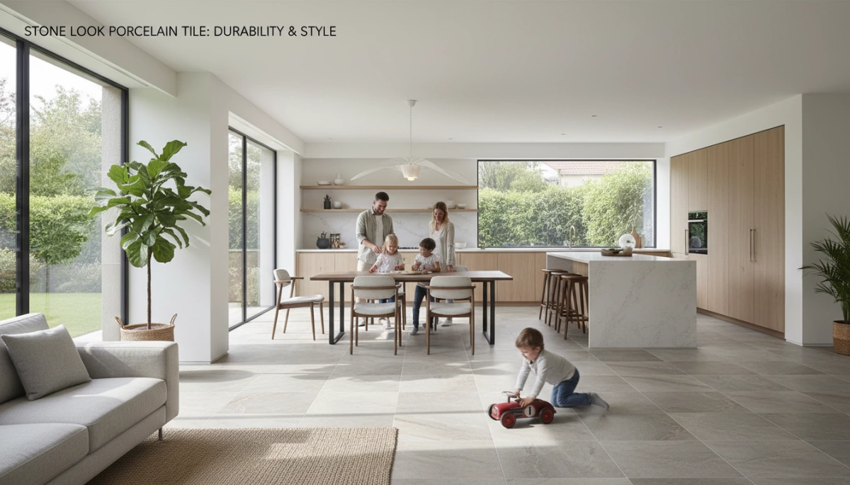 Steinoptik Porzellanfliese Haltbarkeit & Stil