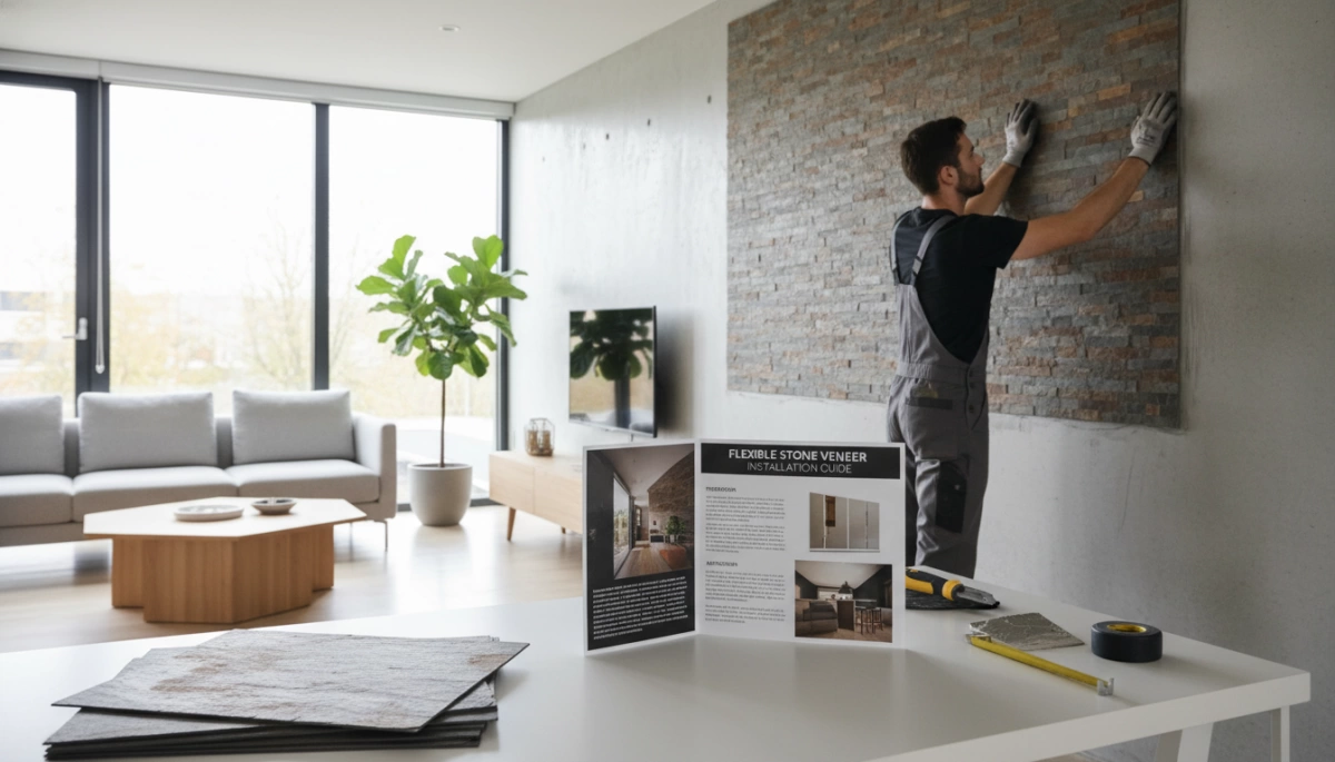 فوائد وميزات واجهة الحجر المرنة