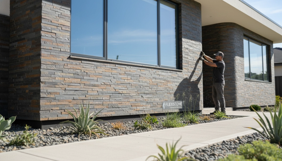 فوائد واجهات الحجر المرن الخارجية