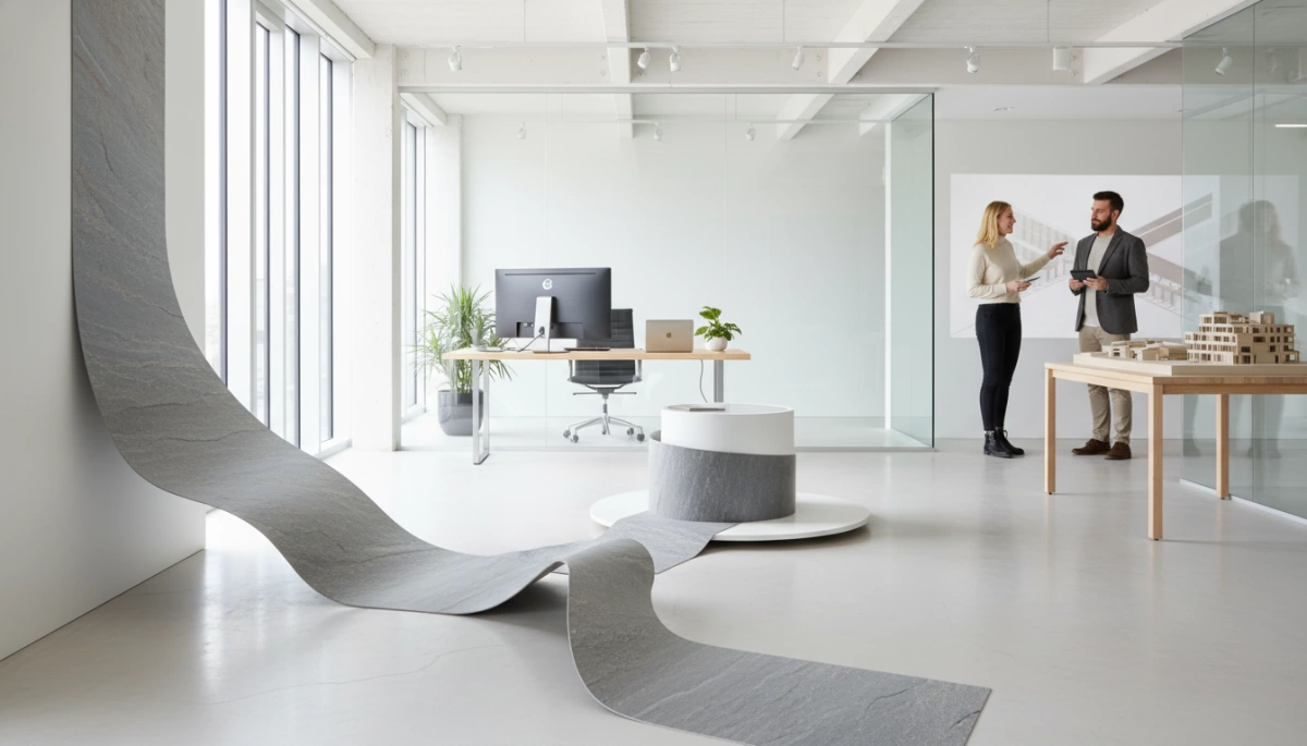 Biegsame Steine Flexible Design-Innovation