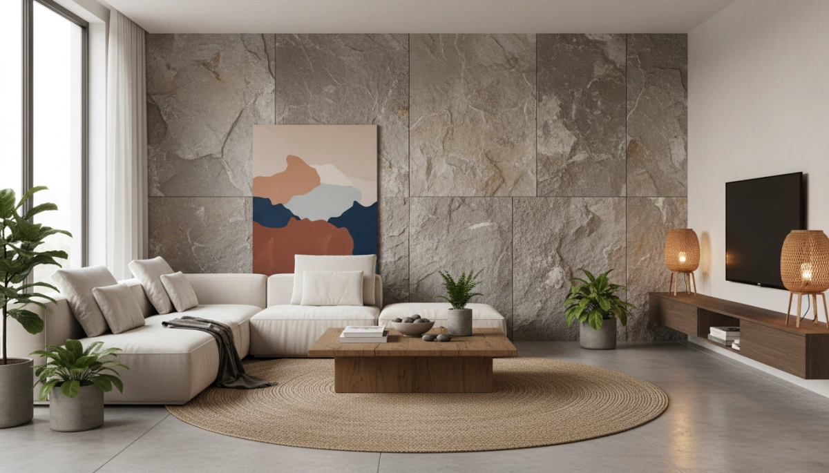 Biegsame Steine Flexibles Innen- und Außendesign