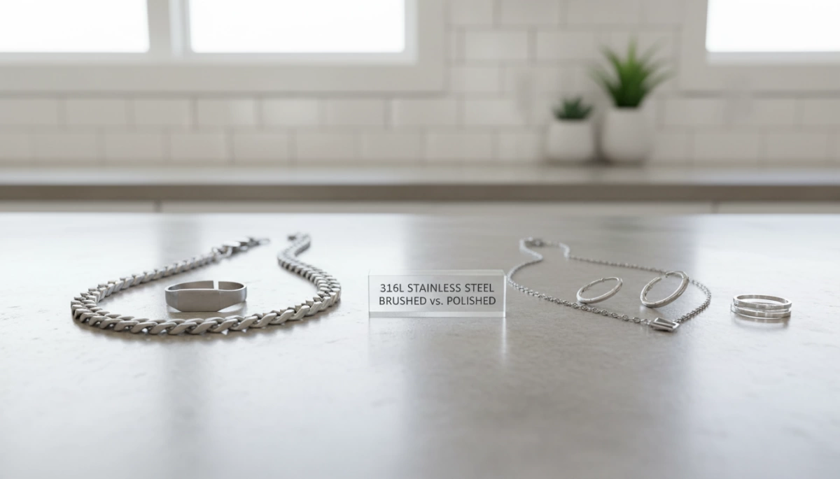 316L stainless steel jewelry comparison