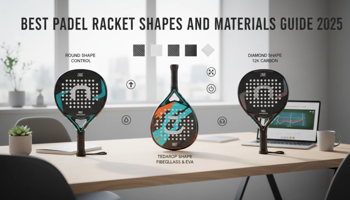 Best Padel Racket Shapes and Materials Guide 2025