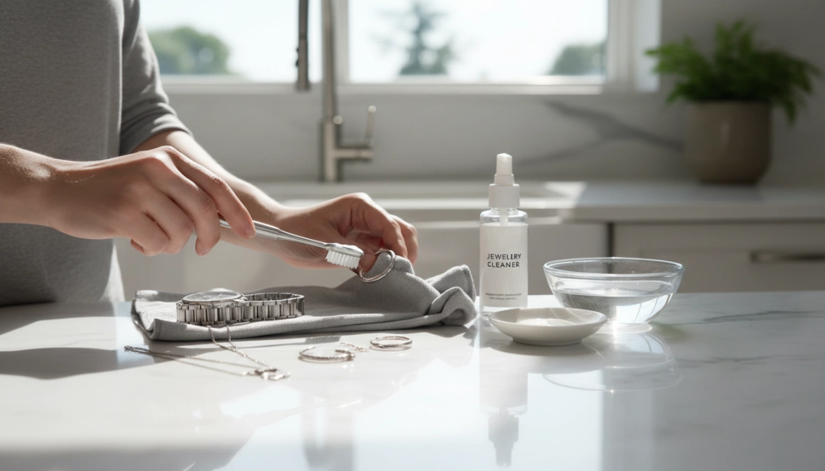 how to clean stainless steel jewelry daily care