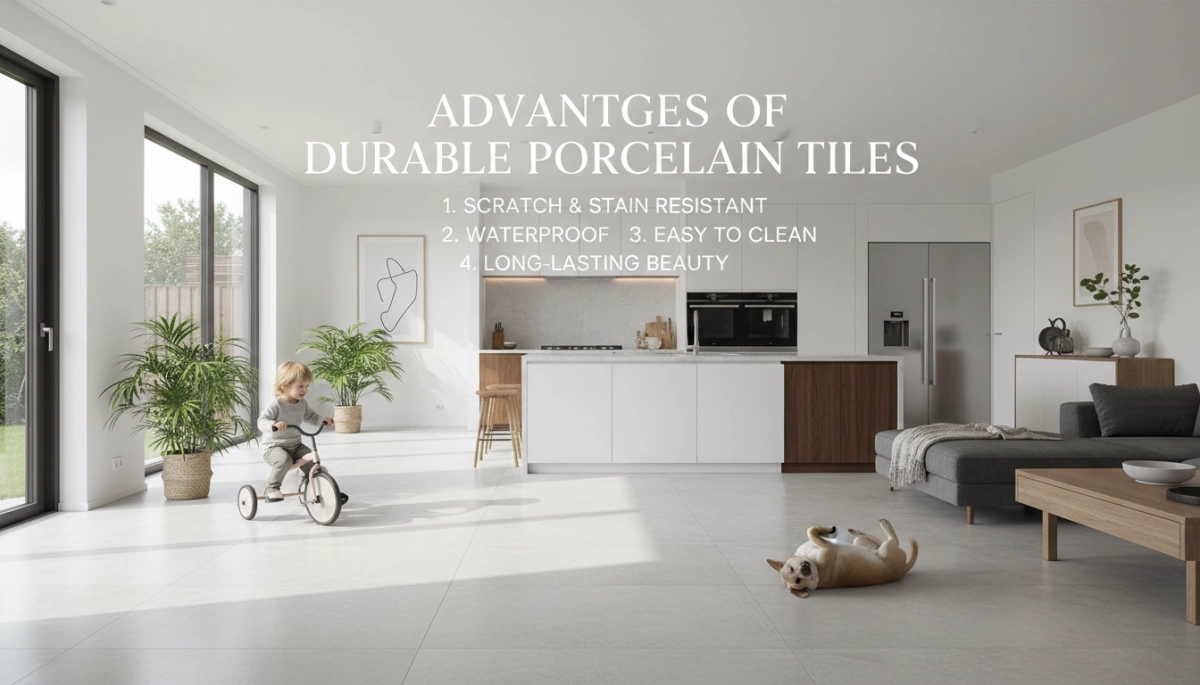 Vorteile langlebiger Porzellanfliesen