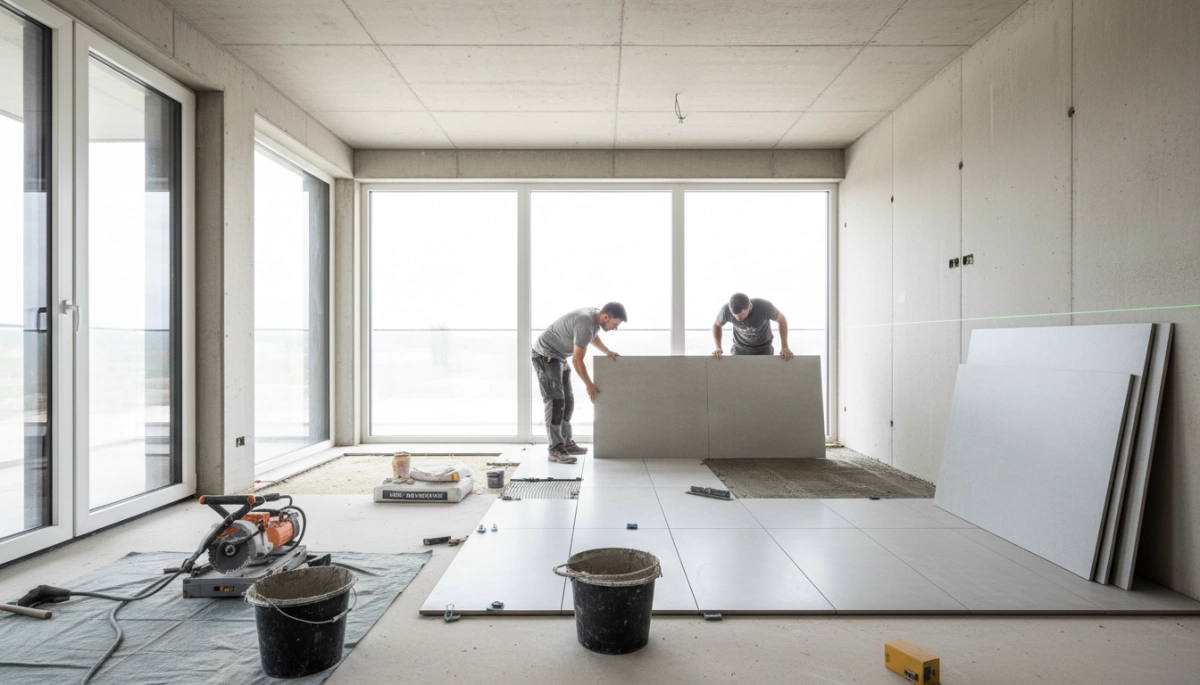 Herausforderungen bei der Installation von Porzellanfliesen