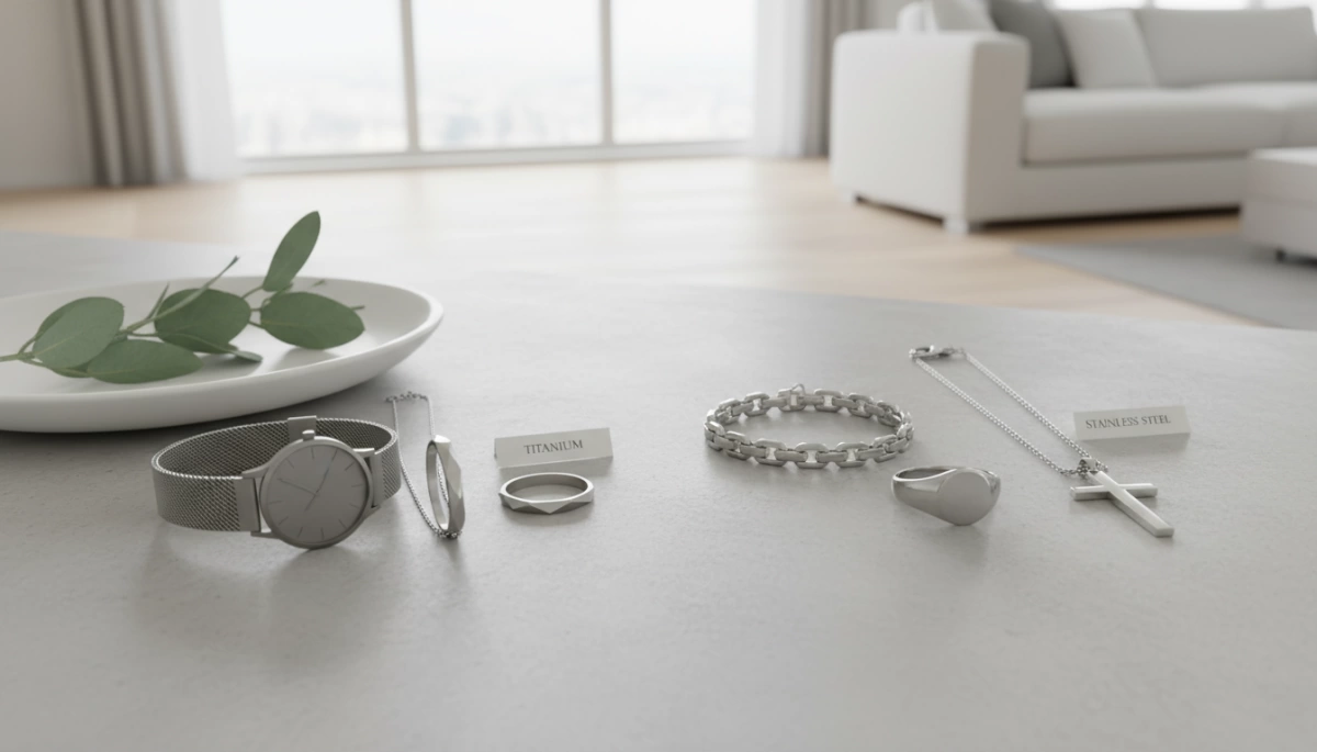 Titanium vs Stainless Steel Jewelry Comparison
