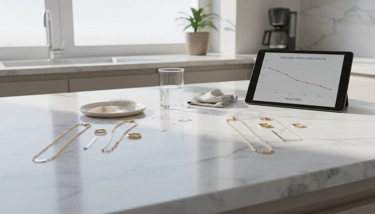 stainless steel gold jewelry durability comparison