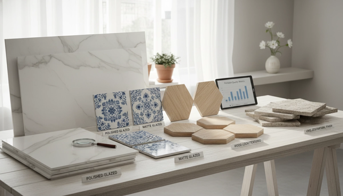 نظرة عامة على أنواع بلاط البورسلين المصنوع في مصر وجودته