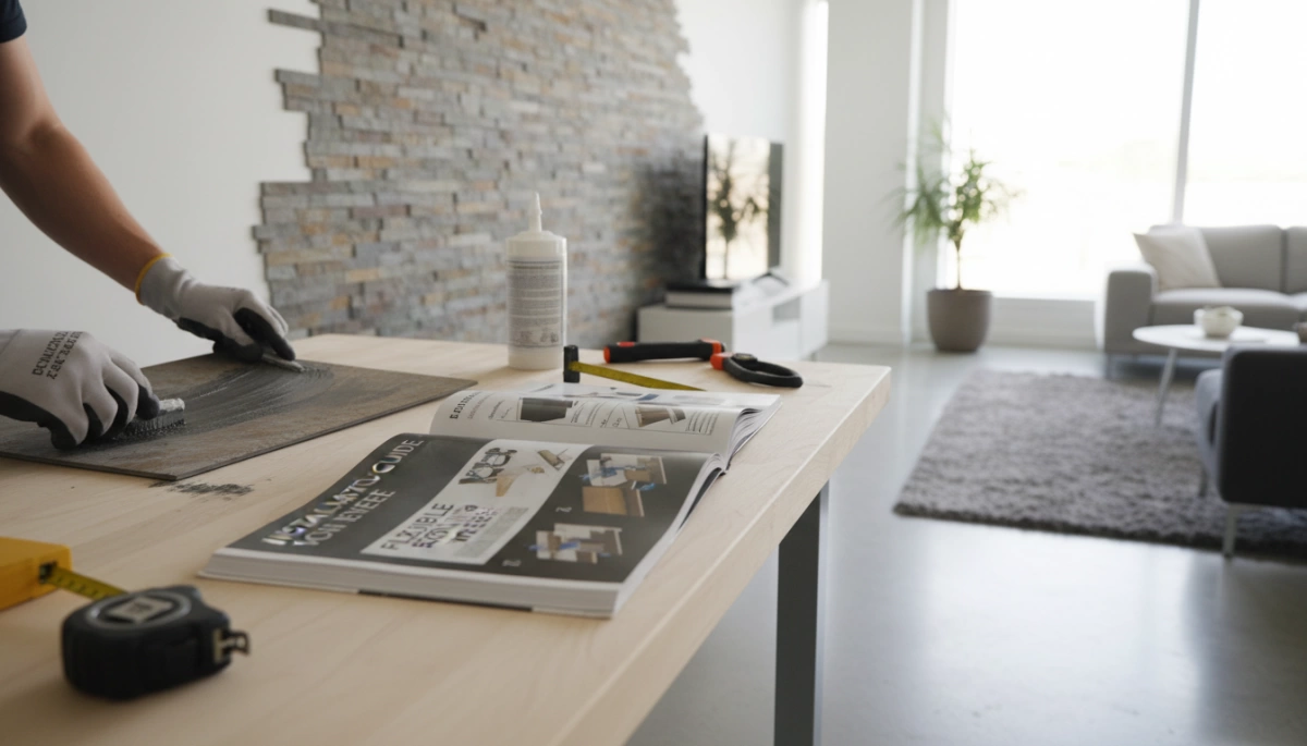 فوائد وميزات واجهة الحجر المرنة