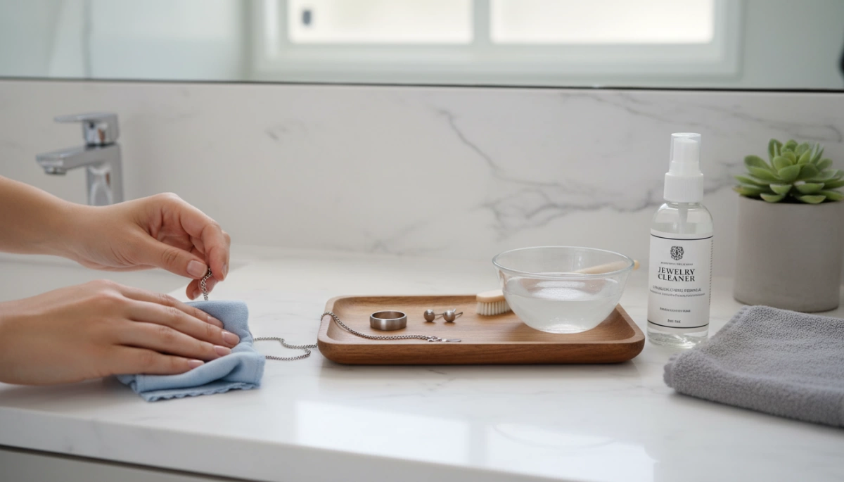 how to care for stainless steel jewelry safely