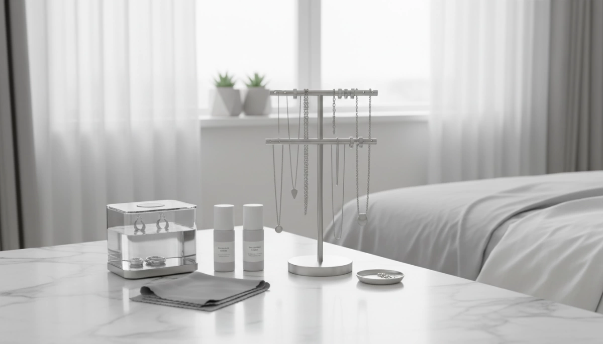 stainless steel jewelry storage care