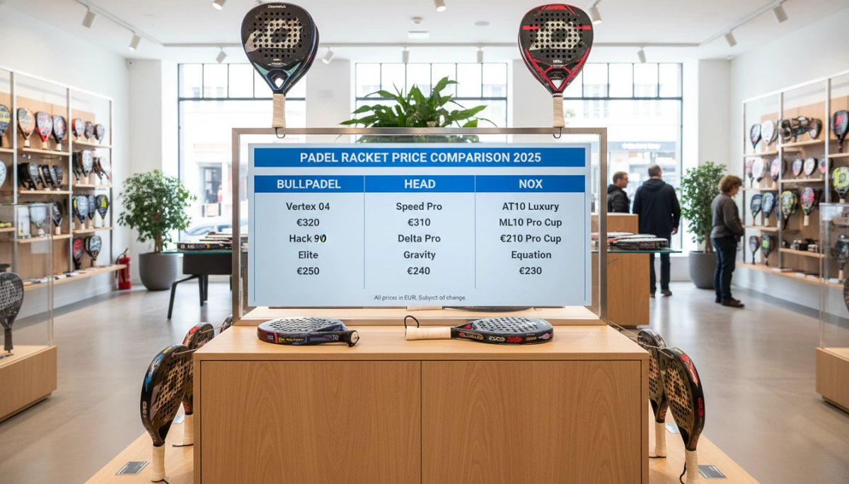 Bullpadel Head NOX Price Comparison 2025