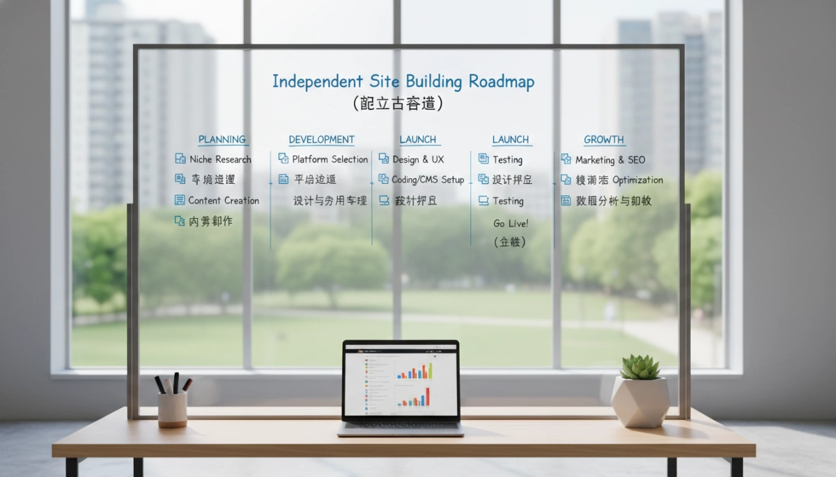 Independent Site Building Roadmap 独立站搭建