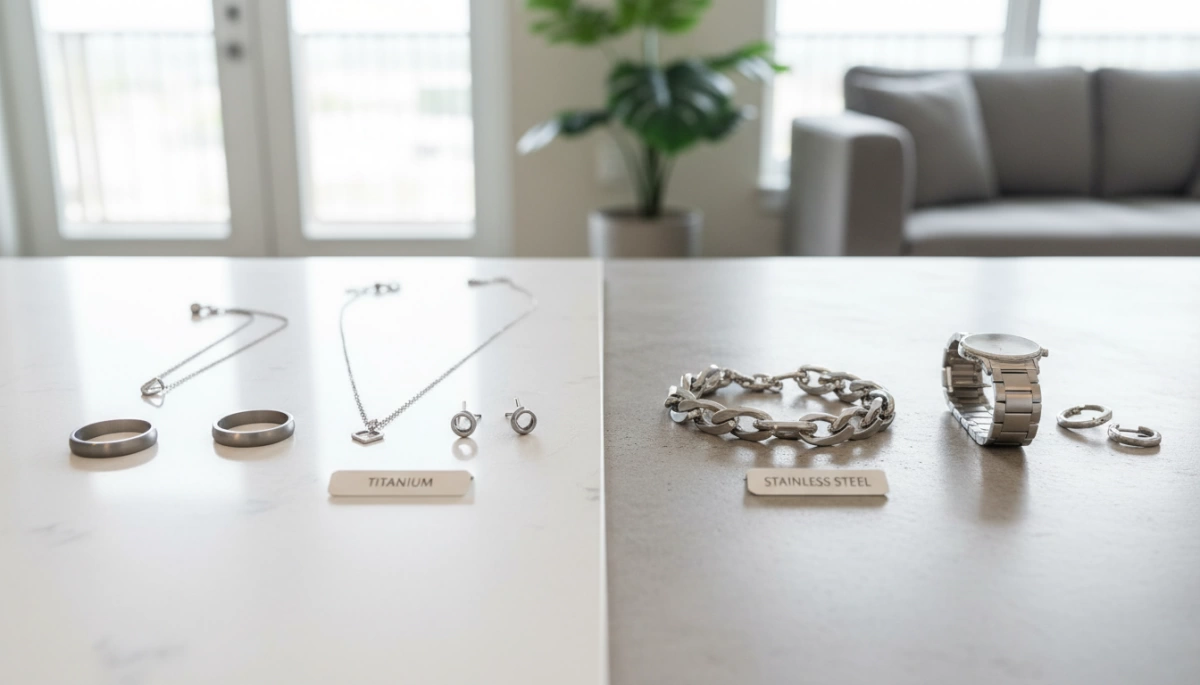 Titanium vs Stainless Steel Jewelry Comparison