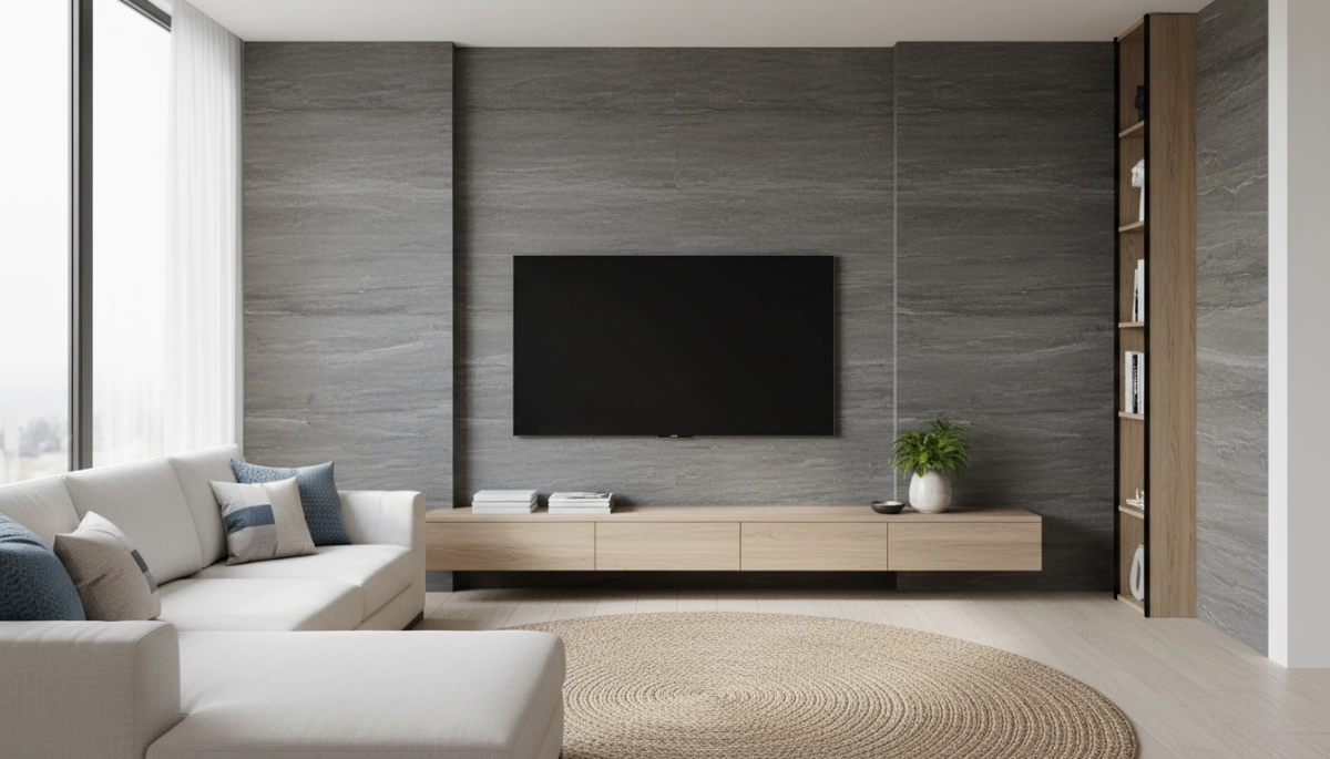 تطبيقات قشرة الحجر الفاخر المرن