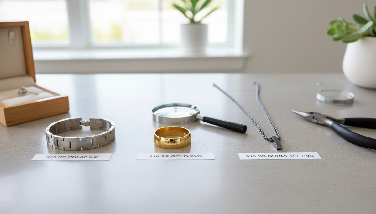316 stainless steel jewelry comparison guide